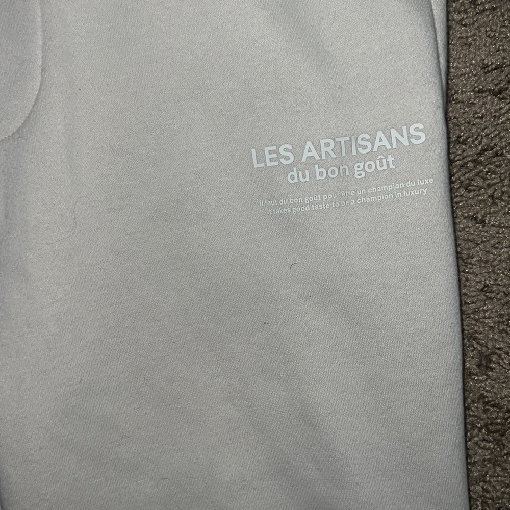 Cream Tan Joggers Medium Slim Fit